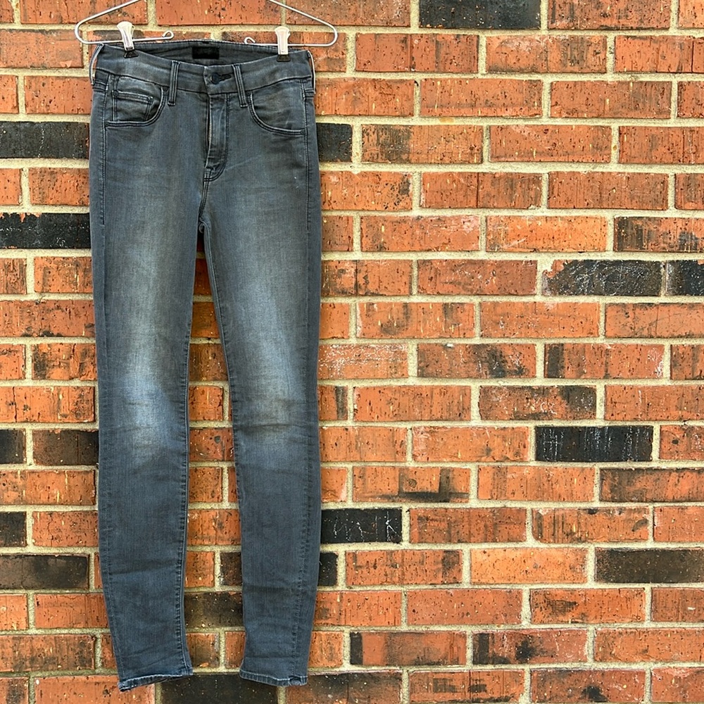 MOTHER Jeans The Looker in Glass Slipper (White) Size 25